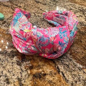 Lilly Pulitzer Pink and Blue Floral Fabric